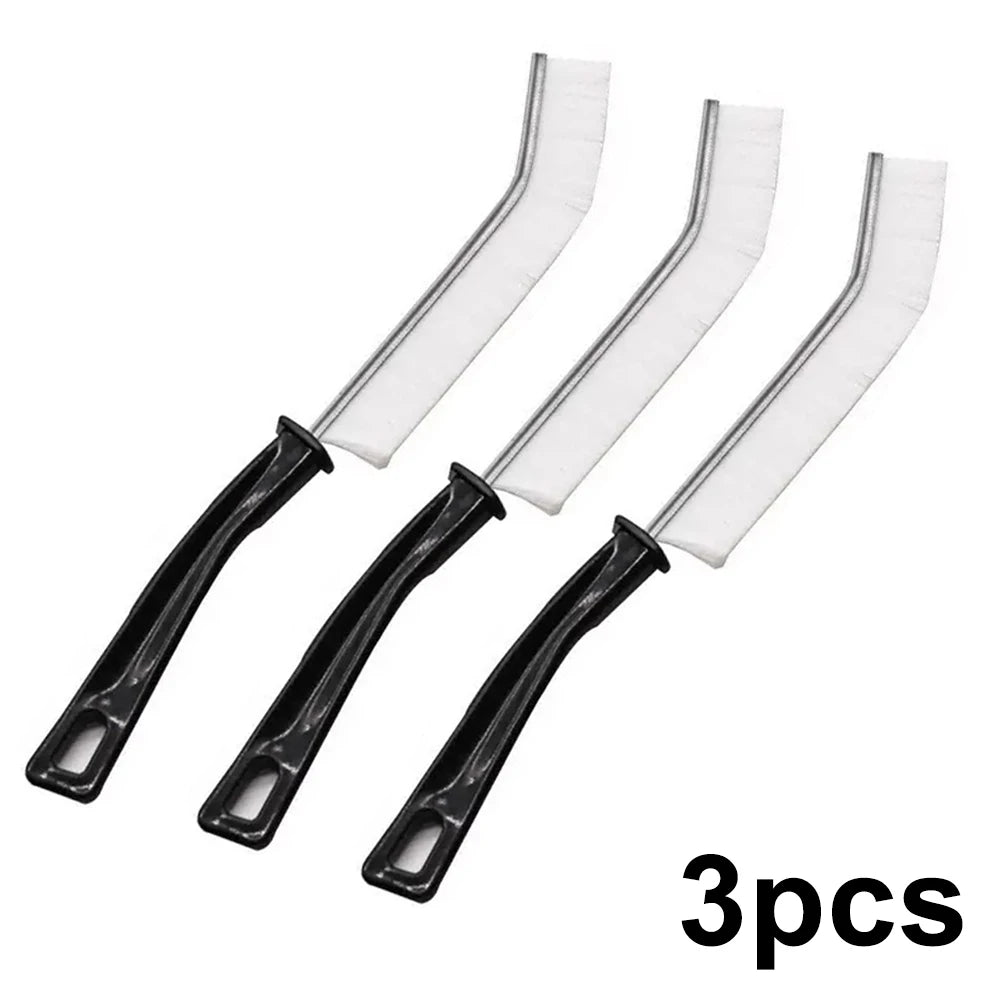 AUTBORIGHT Curved Car Gap Cleaning Brush Ultra Thin Scratch-Free Nylon Bristles for Auto Interior Air Vent Door Track Detailing