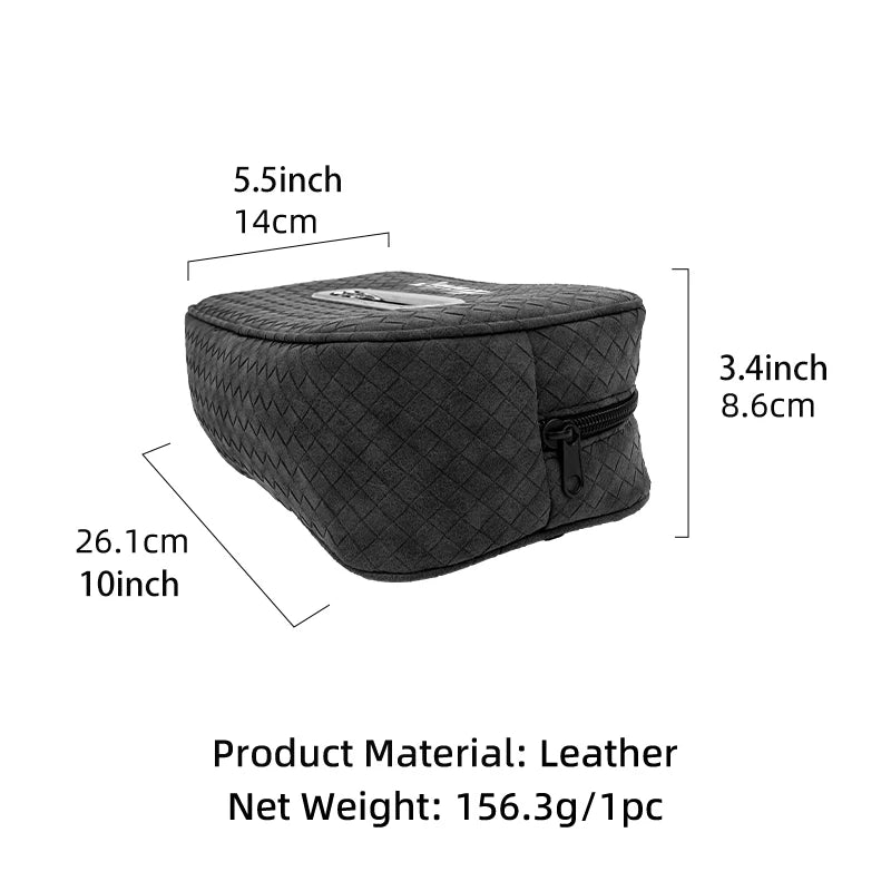 Car Interior Tissue Box Leather Tissue Bag Vehicle Mounted Holder For Jeep Patriot Renegade Wrangler JK JL Liberty Trailhawk