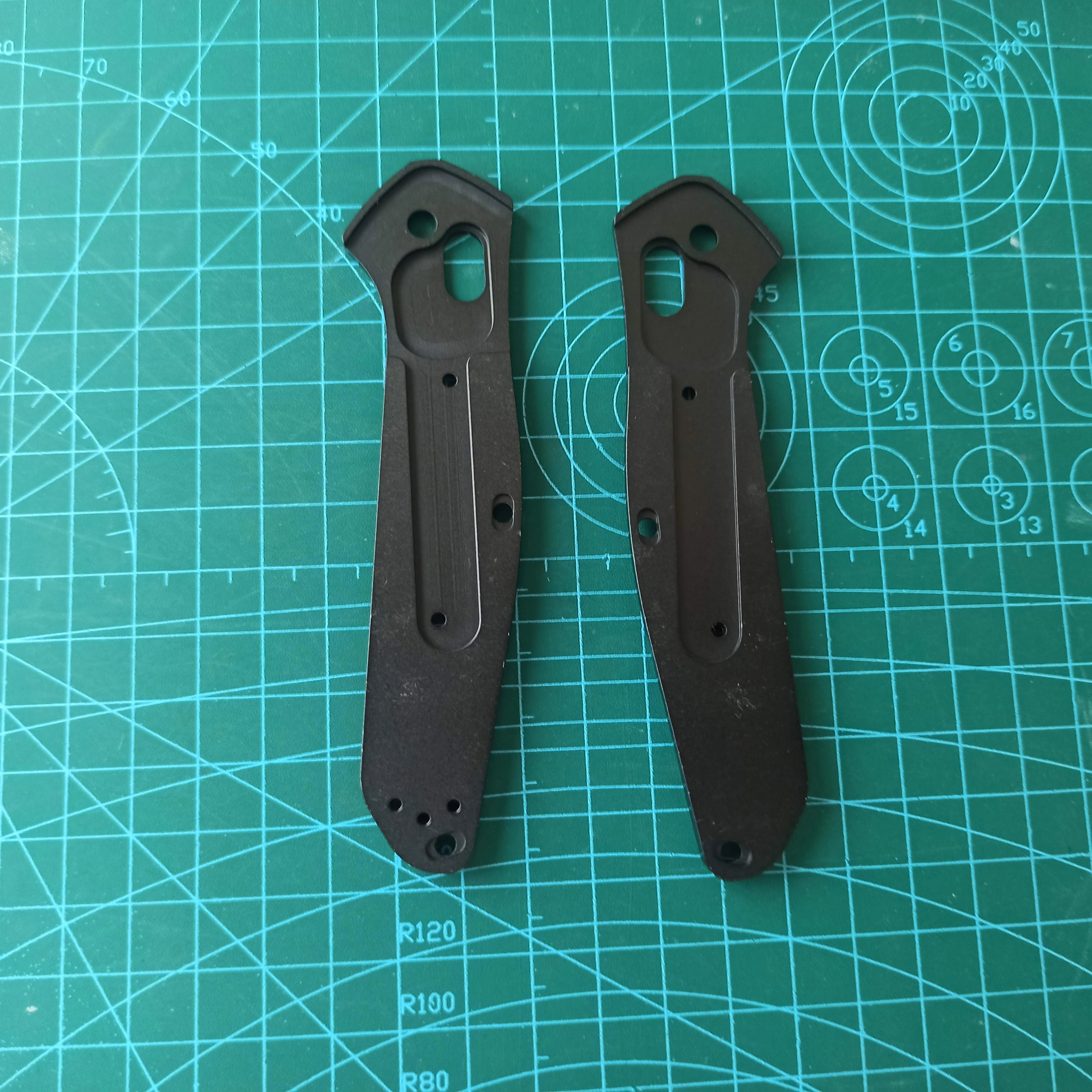 1 Pair Custom Made Aluminum Alloy Handle Scales For Benchmade 940 Osborne Knives