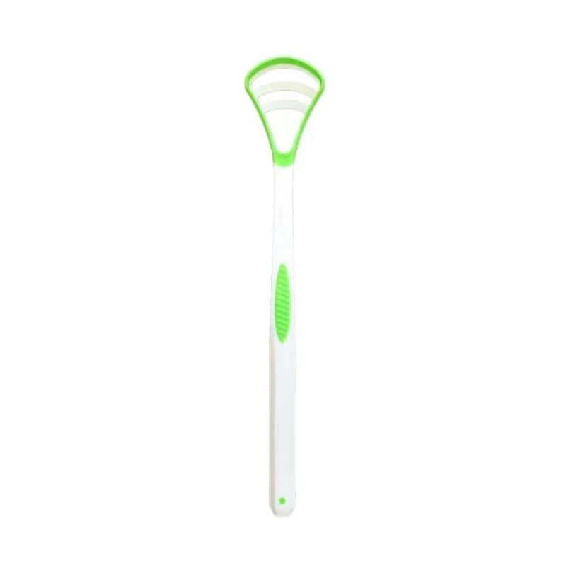 △ Dual Uses Tongue Scraper Cleaners Reusable Oral Health Cleaning Brush Hygiene Care Toothbrush Mouth Fresh Breath Scraping
