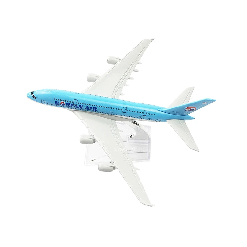 15CM Diecast Alloy A320 330 340 350 380 6Inch Airplane Model