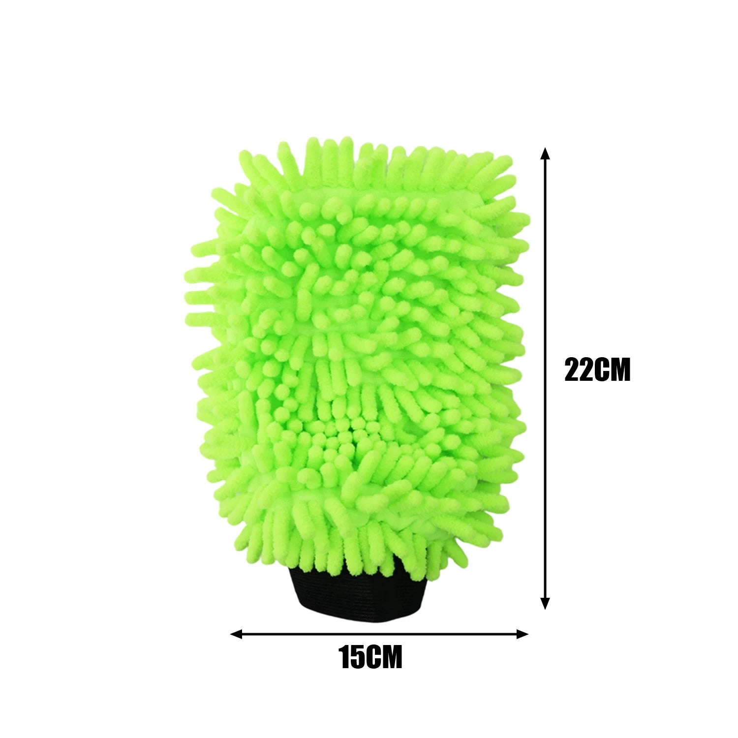 1-10PCS Microfiber Car Wash Green Gloves Portable Car Cleaning Mitt Super Absorbent Sponge Scratch Free Auto Cleaning Tool