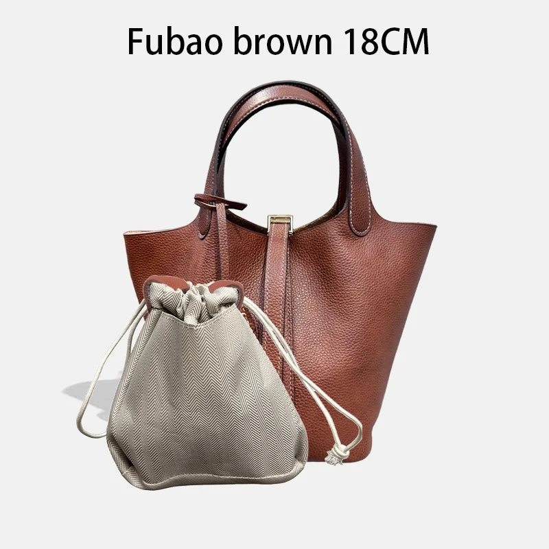 MENDY Women Bags Handbags Bucket Bag 18/22 Big Small Fashion Tote Bag Genuine Leather Luxury Quality Designers Lady Hand Bags