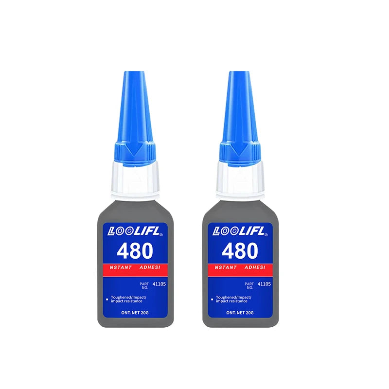 480 Black Super Glue, Quick-Bondig Adhesive Leather Rubber Wood Metal Strong Liquid Glue, Emergency Repair Adhesive, Rubber Glue