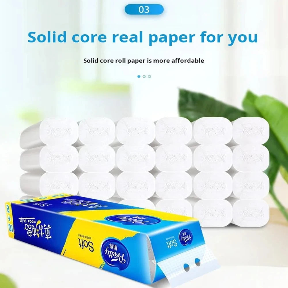 1pcs Vehicle-mounted special roll paper centreless web paper towel virgin wood pulp branch
