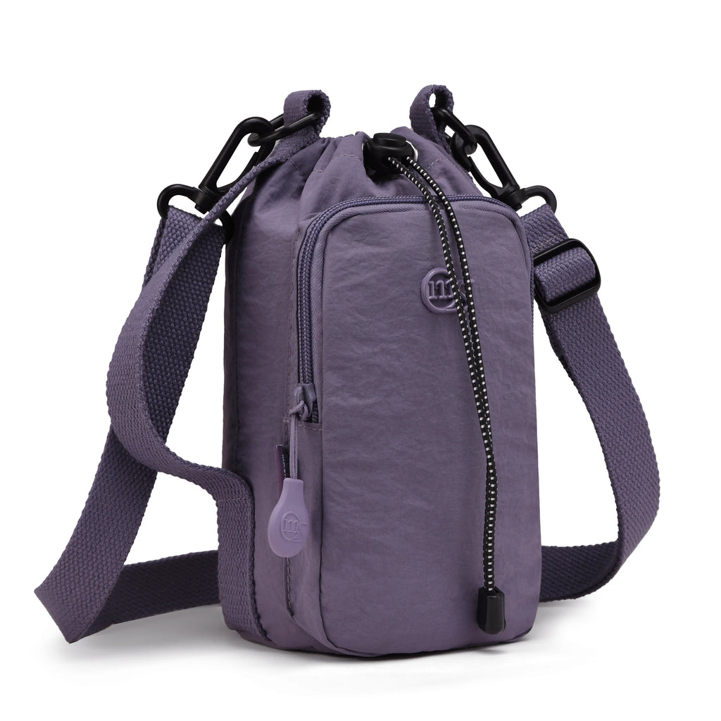 Sport Outdoor Lightweight Crossbody Bag Mobile Phone Bag Water Bottle Bag Nylon Shoulder Bag Drawstring Crossbody Bag