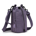 Sport Outdoor Lightweight Crossbody Bag Mobile Phone Bag Water Bottle Bag Nylon Shoulder Bag Drawstring Crossbody Bag
