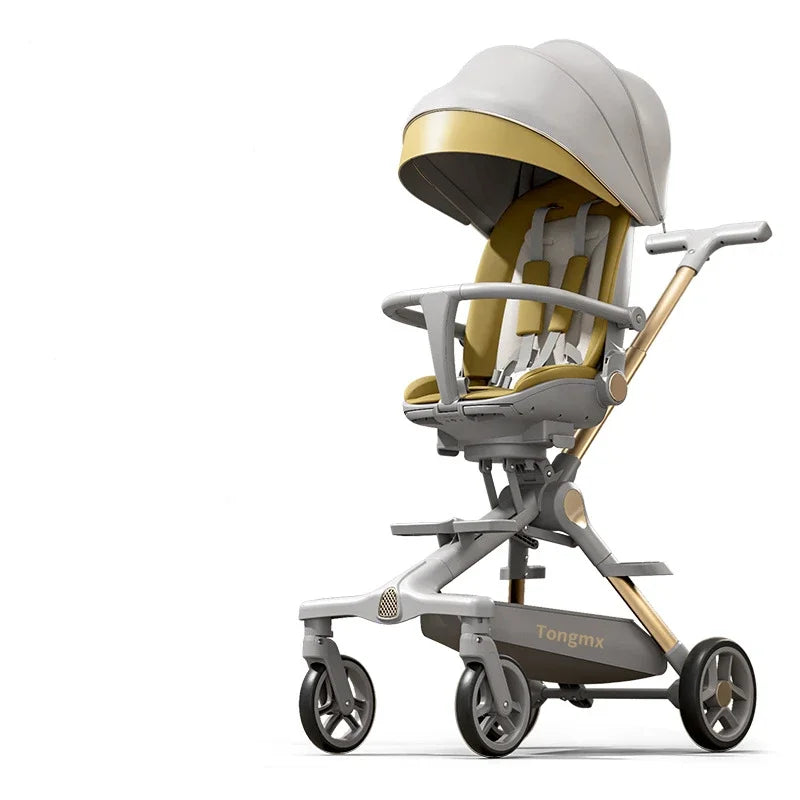 New High-view Lightweight Baby Stroller Adjustable Handlebars Multi-function Baby Stroller Four-wheel Travel Baby Stroller