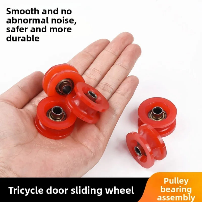 Suitable for the sliding wheels of motorcycles and three-wheelers, as well as the bearing of the track wheels.