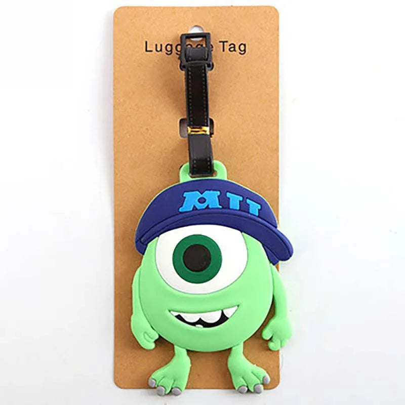 Lovely Disney Marie Cat  Travel Accessories Luggage Tag Silica Gel Suitcase ID Addres Holder Baggage Boarding Tag Portable Label
