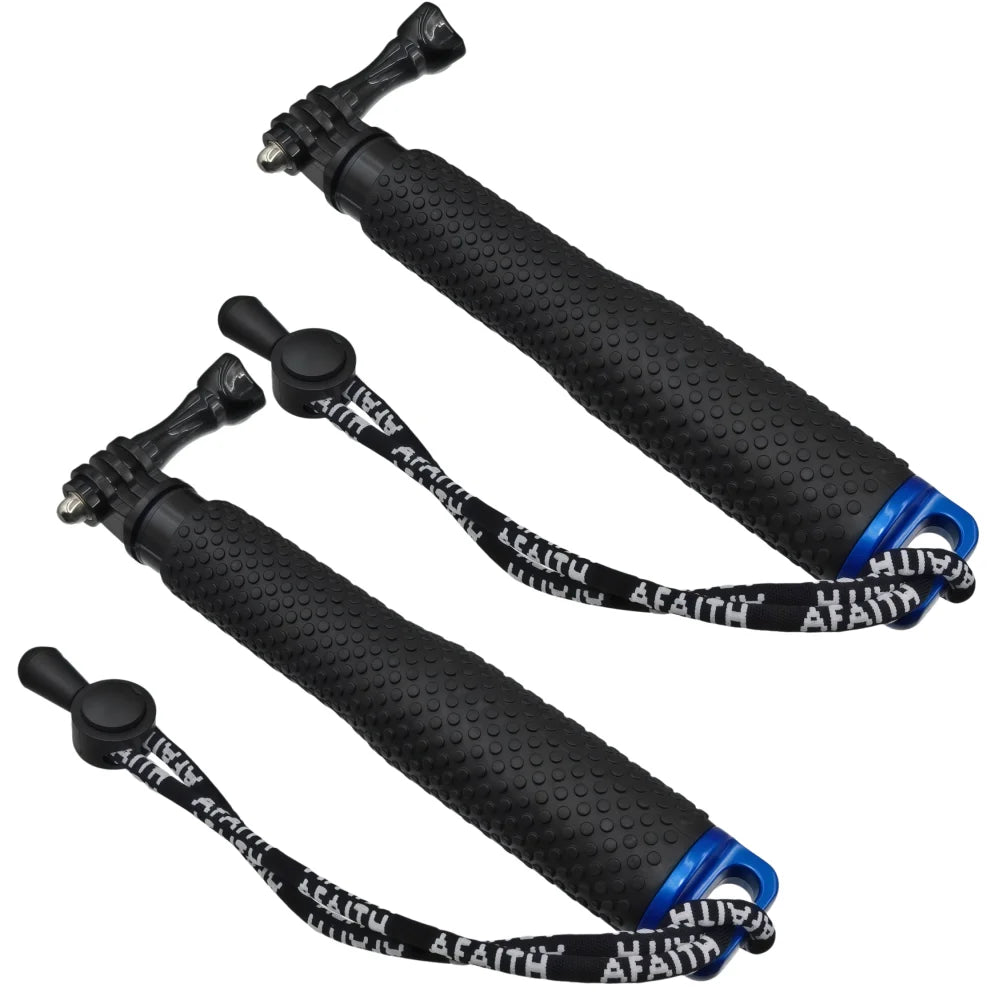 Extendable Pole Mini Selfie Stick Waterproof Monopod Blue For GoPro Hero 13 11 10 9 Dji Action 6 5Pro 4 Insta360 X5 Camera
