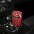 Car Ashtray Auto Portable Bling Cigarette Smokeless With LED Light Indicator Car Accessories for Women재떨이