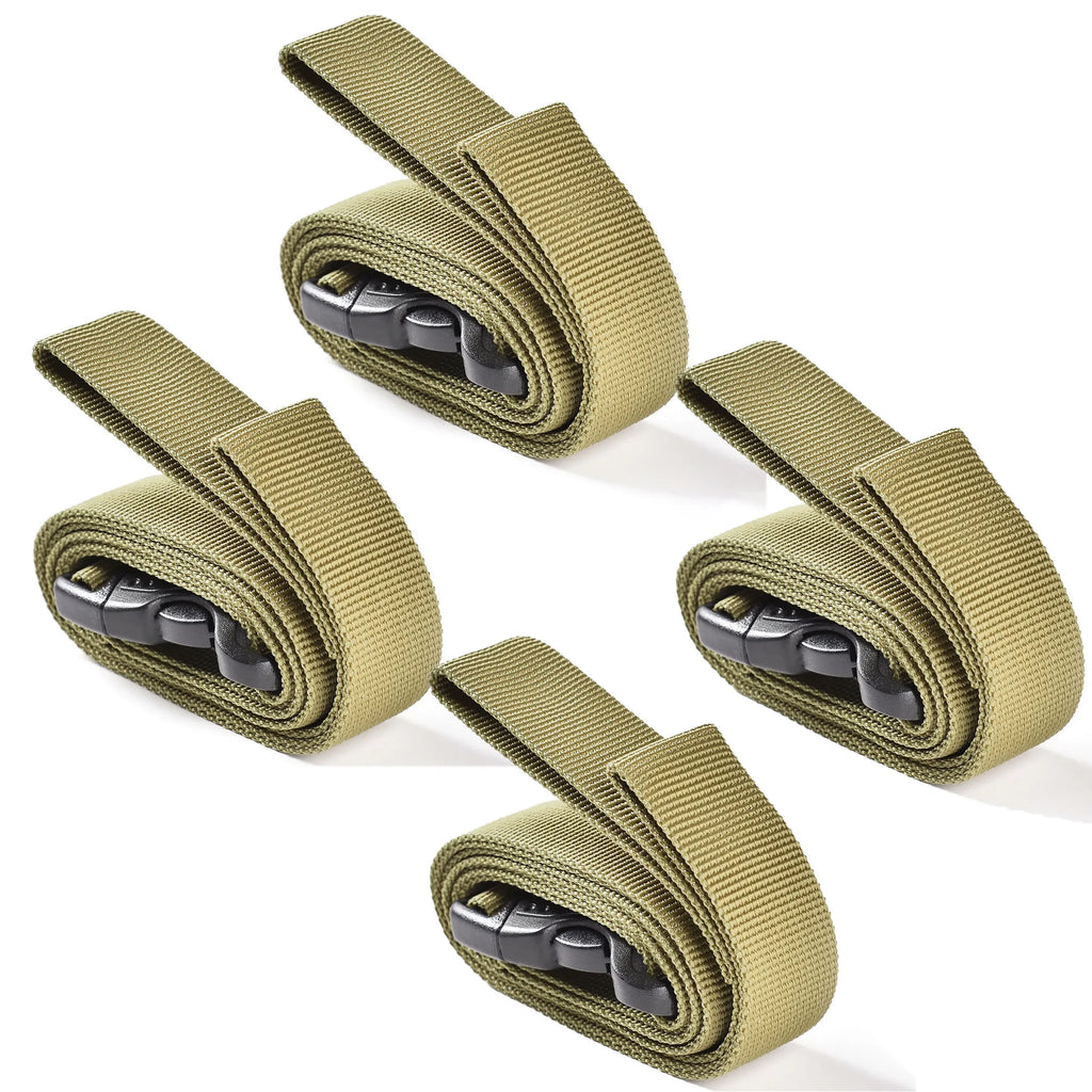 2/4Pcs Outdoor Travel Tied Belt Durable Nylon Cargo Tie Down Luggage Lash Belts Strap Camping Hiking Cargo Storage Straps Buckle