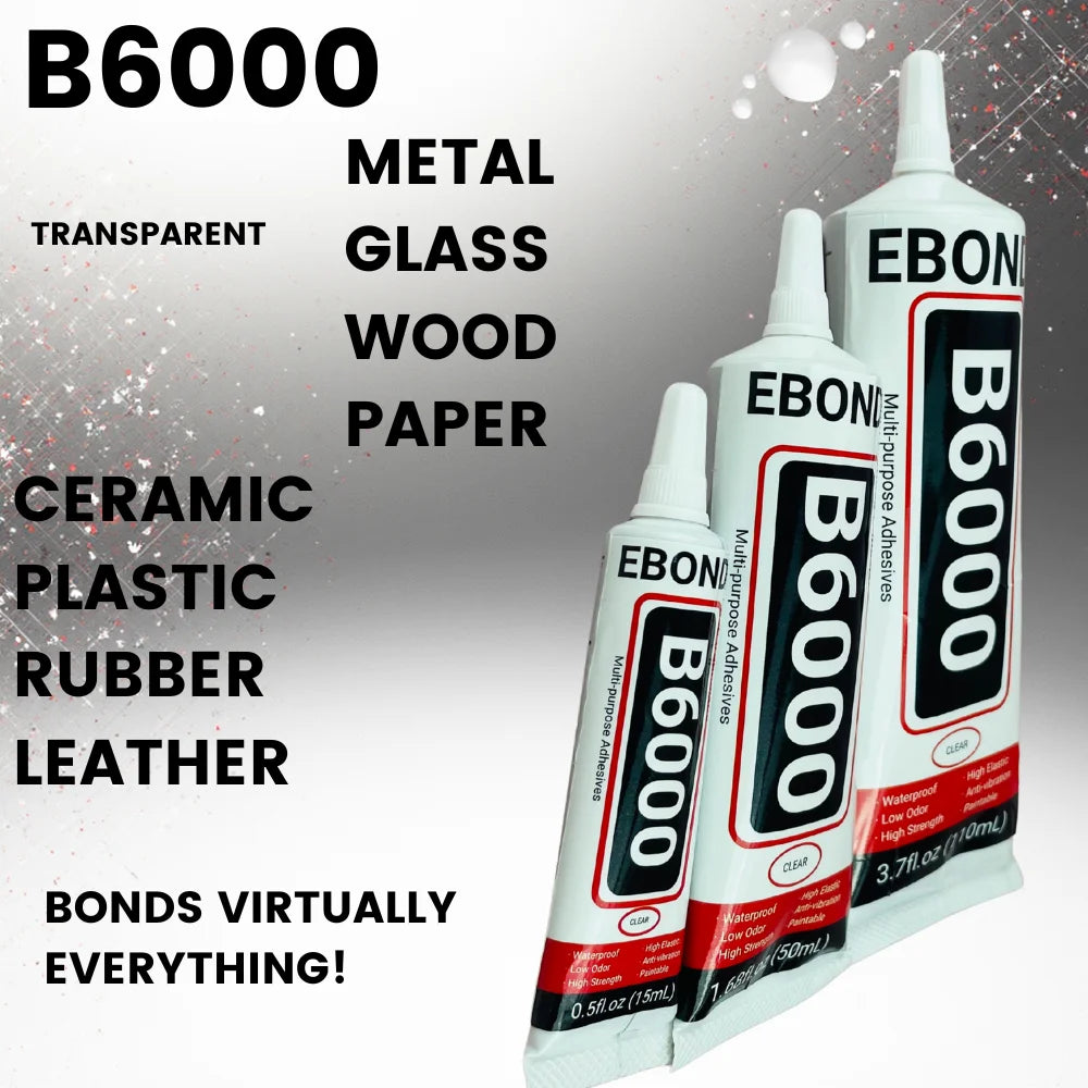 15ML 25ML 50ML 110ML B6000 Clear Contact Phone Repair Adhesive B-6000 Multipurpose DIY Glue With Precision Applicator Tip