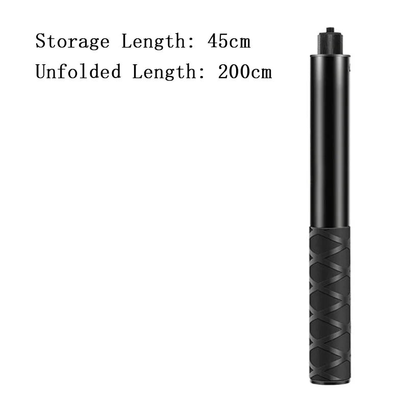 Bullet Time Invisible Selfie Stick for Insta360 X4 X3 X2 GoPro 12 11 10 9 8 DJI Action 4/3 SJCAM Selfie Stick Bundle Handle