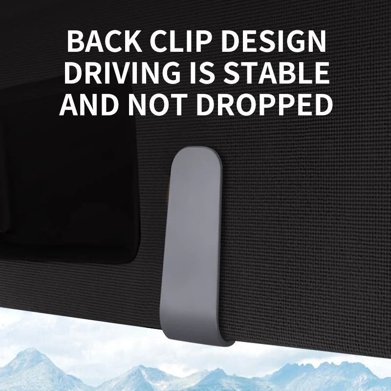 Car Sun Visor Glasses Clips, Multi-functional Sunglasses Holder, Car Sun Visor Storage Clips, Card, Bill Clip