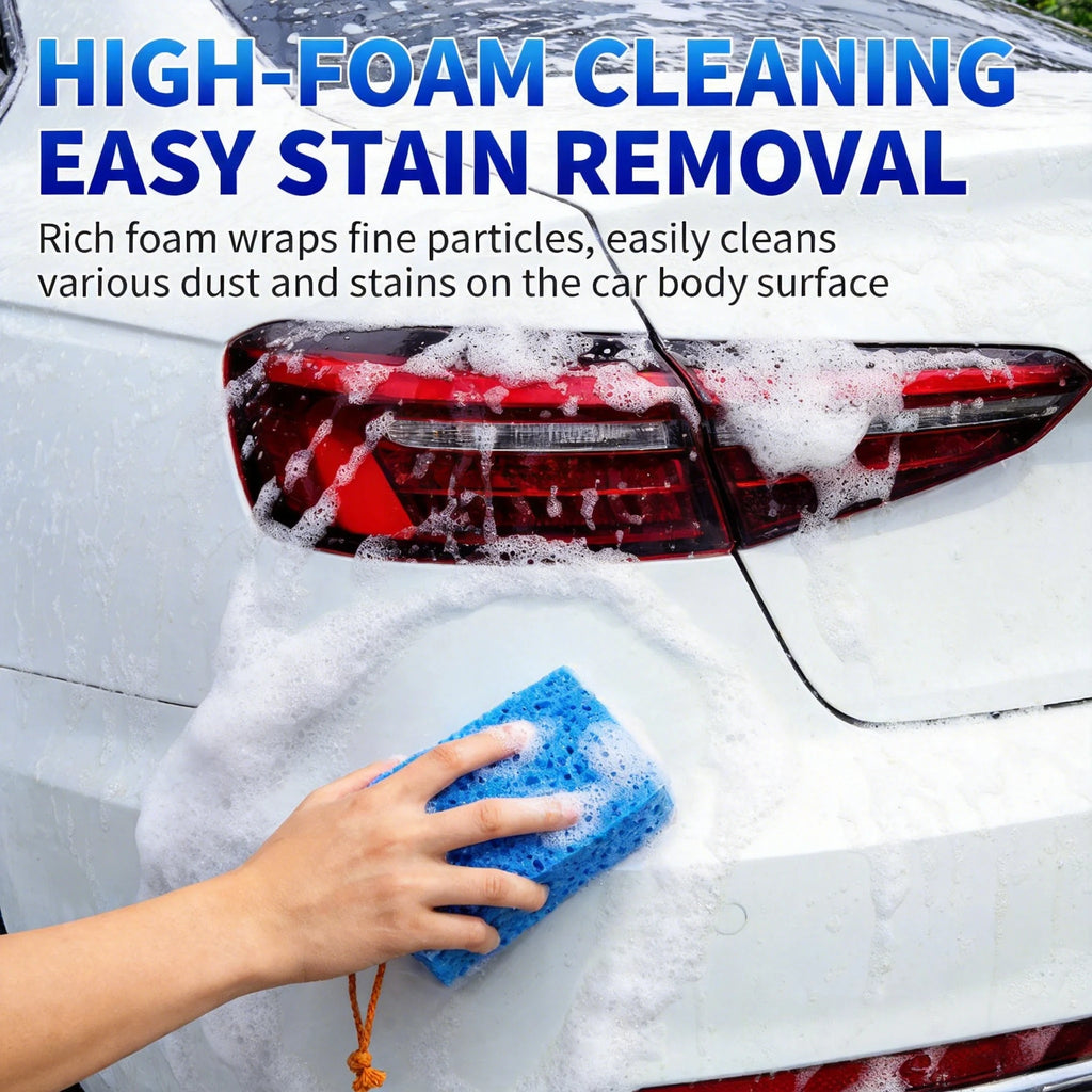 Large Size Thickened Car Wash Sponge, High Foam Honeycomb Seaweed Sponge for Car Cleaning Dirt Removal