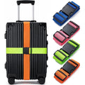 4Luggage Strap Set，Luggage Securing Strap，Luggage Strap，Used for Sealing and Convenient Identification of Travel Bags，Travel Acc