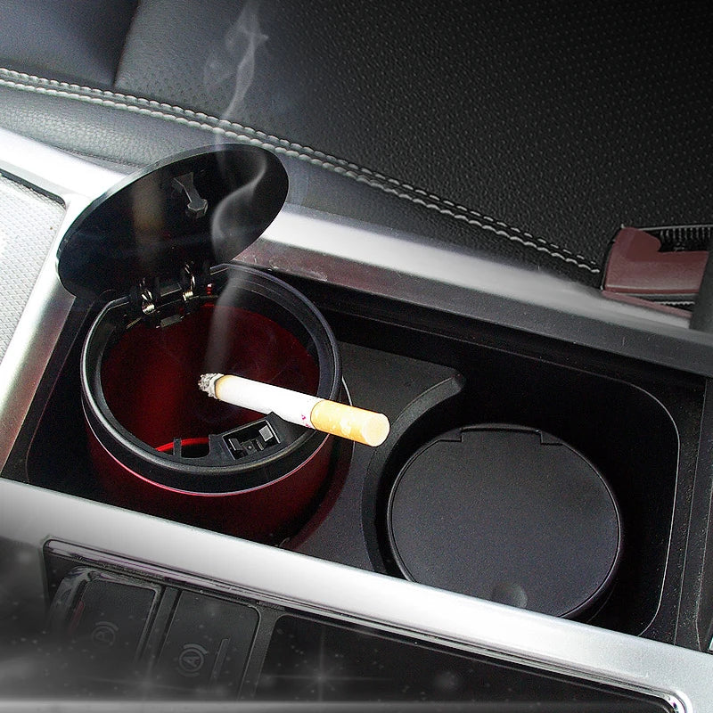 Portable Car Ashtray Cigarette Ash Holders Cup Car Decor For Honda Civic CRV Fit gp5 Jazz Veze Odyssey XR-V adv 350 Accessories