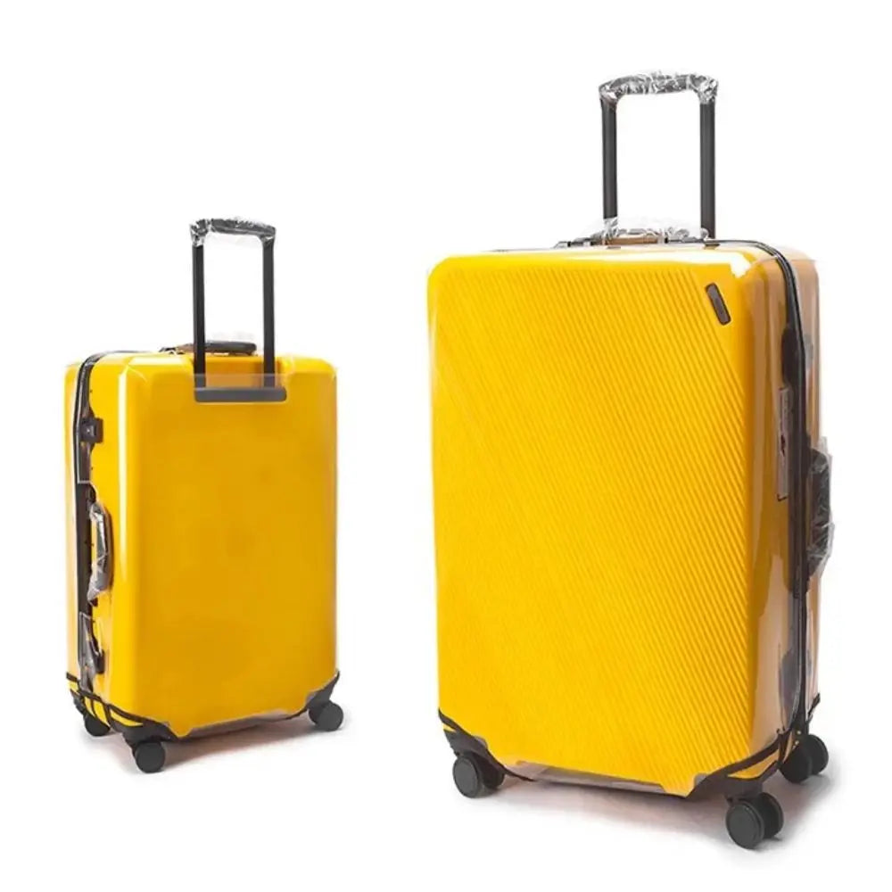 PVC Transparent Suitcase Cover Waterproof Wear-resistant Dustproof Luggage Cover Travel Accessories No Disassembly Required