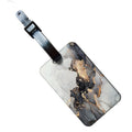 Marble Texture Luggage Tags Unique Funny Bag Tags Men Baggage Suitcase Labels Travel Identifiers Name Tags
