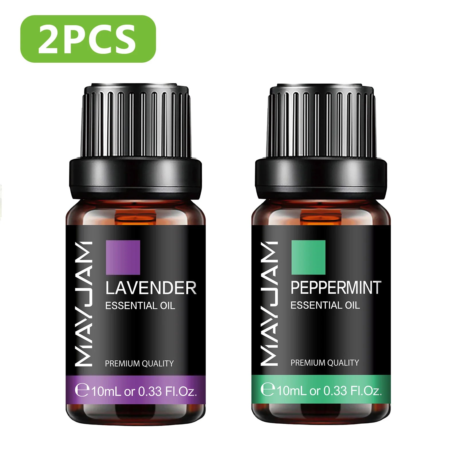 MAYJAM 2PCS Natural Plant Essential Oils Lavender Jasmine Eucalyptus Vanilla Fragrance Oil for Humidifier Diffuser