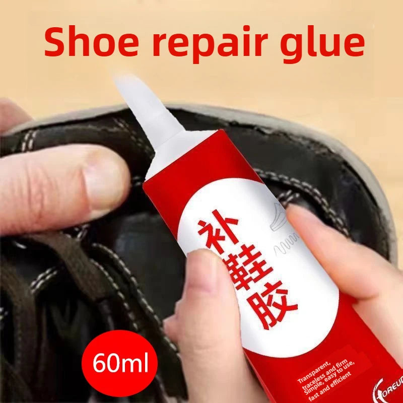 60ml Shoe Repair Glue Special Adhesive for Footwear Universal Mending Resin Waterproof Transparent Flexible Shoe Fixing Glue