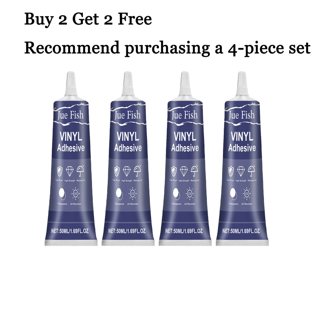 50ML Vinyl Repair Kit Self-adhesive Patch Strong Adhesion Waterproof Leakproof Crack Remove for Inflatable Floats & Water Toys