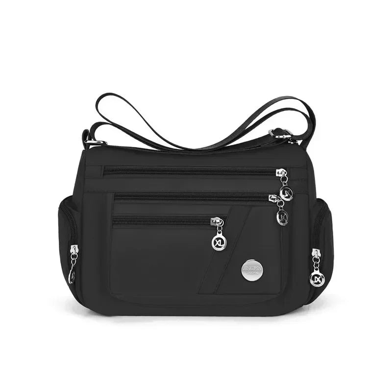 Multifunctional multi-compartment crossbody bag new lightweight leisure shoulder cloth bag cell phone coin purse