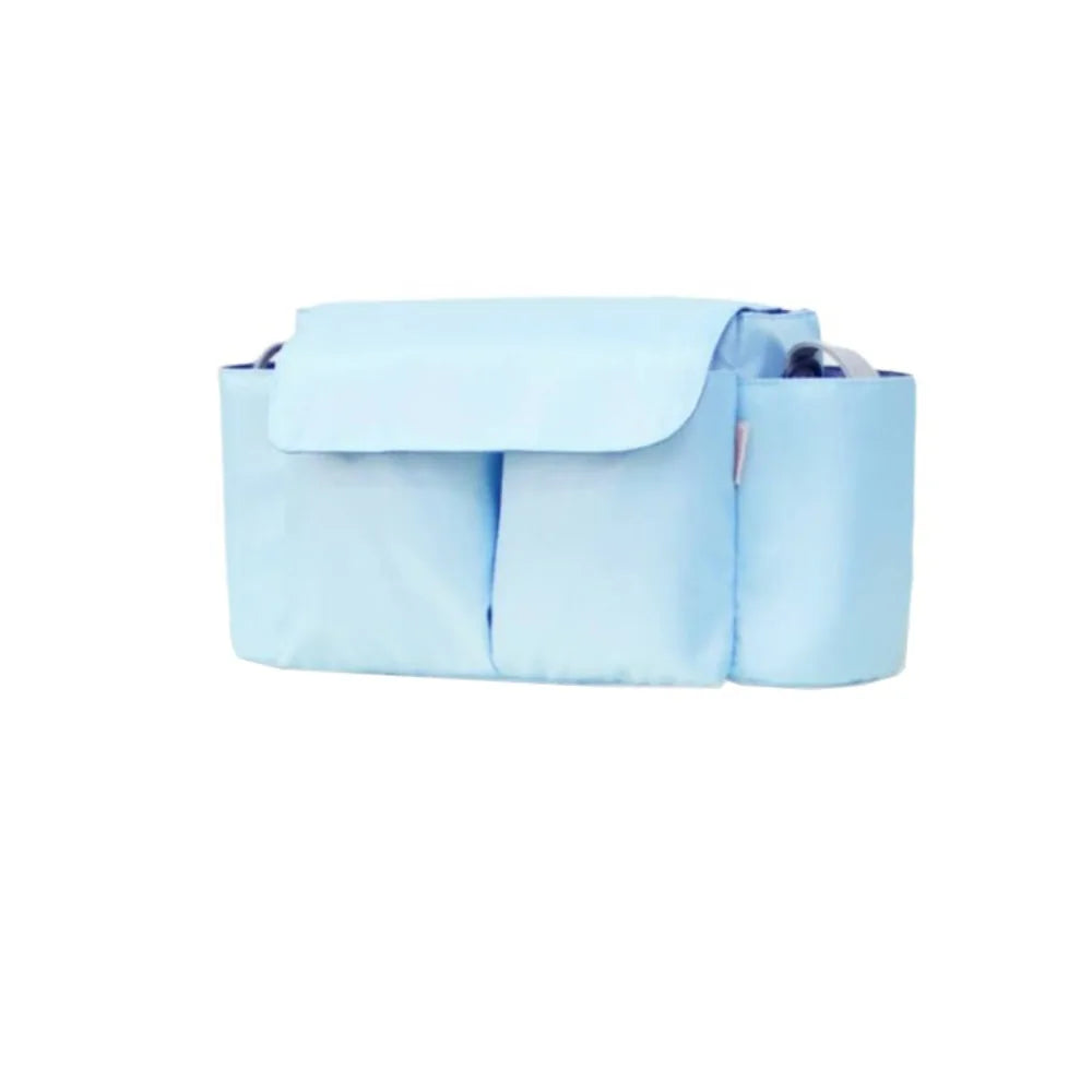 Large Capacity Stroller Storage Bag Multifunctional with Bottle Holder Crossbody Diaper Bags Adjustable Straps Easy To Install