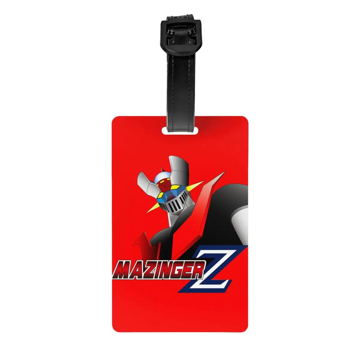 Custom Grendizer Anime Luggage Tag Privacy Protection UFO Robot Goldorak Baggage Tags Travel Bag Labels Suitcase