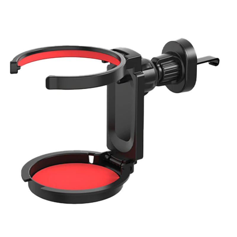 SEAMETAL Car Cup Holder Air Outlet Vent Magnetic Phone Mount 2 in 1 Foldable Drink Rack Phone Holder Water Bottles Stable Stand