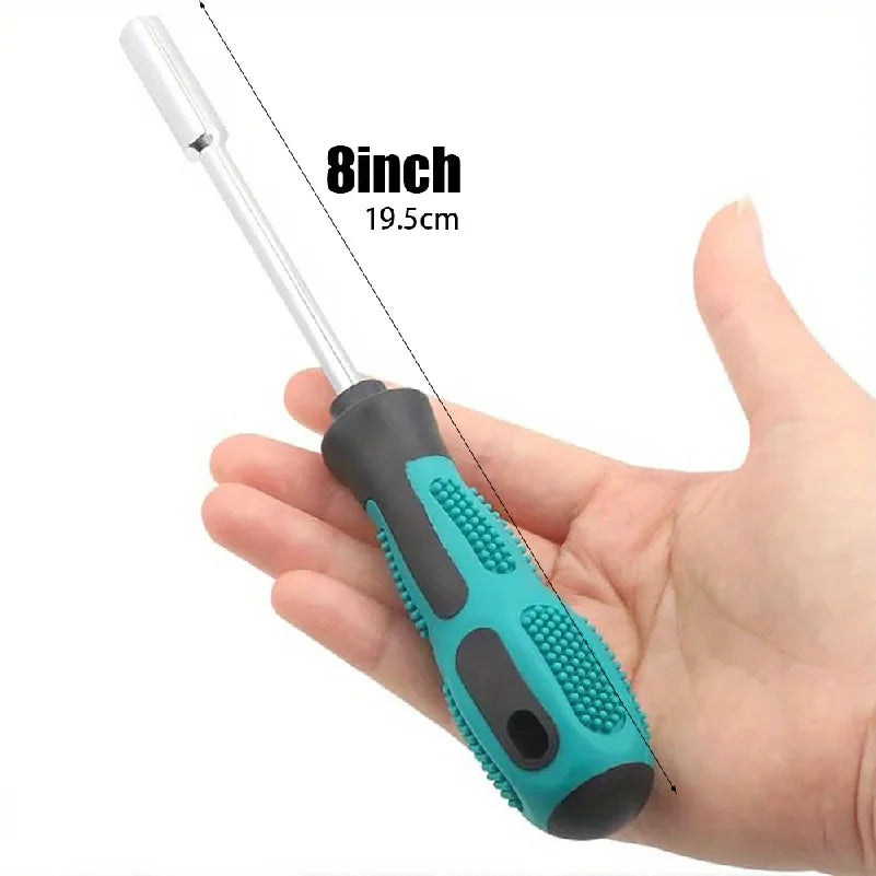 1 piece 1/4-inch drive magnetic screwdriver holder, screwdriver drive handle, 6.35 mm hex drive, 5-inch or 8-inch length