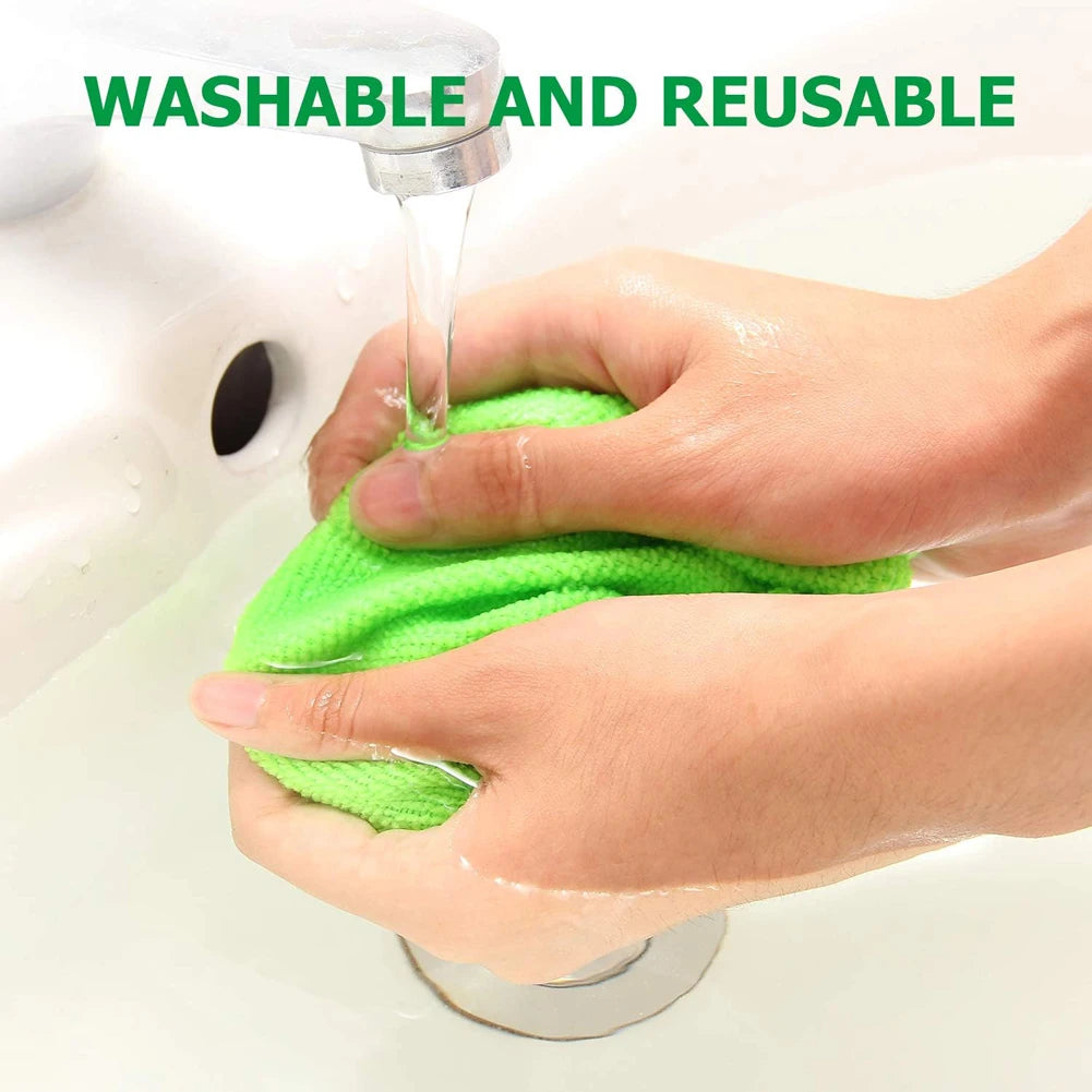 Windshield Cleaner with 2 Microfiber Pads Car Window Cleaning Wash Kit Extendable Handle Car Glass Cleaner for Car & Home Use