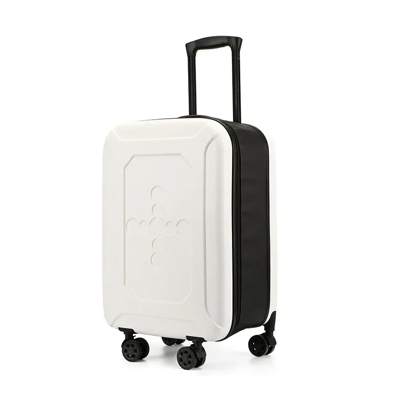 20/24 Folding Trolley Bag Luggage Case for Business Travel Lightweight Foldable School Suitcase Fashion Trunk Boarding Bag