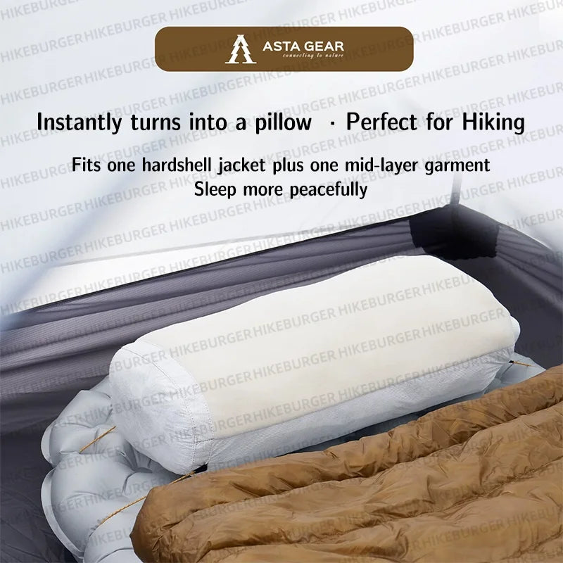 ASTA GEAR 2-in-1 Sorage Bag Camping Pillow 7L Ultralight Outdoor Hiking Tent Accessories sleeping bang