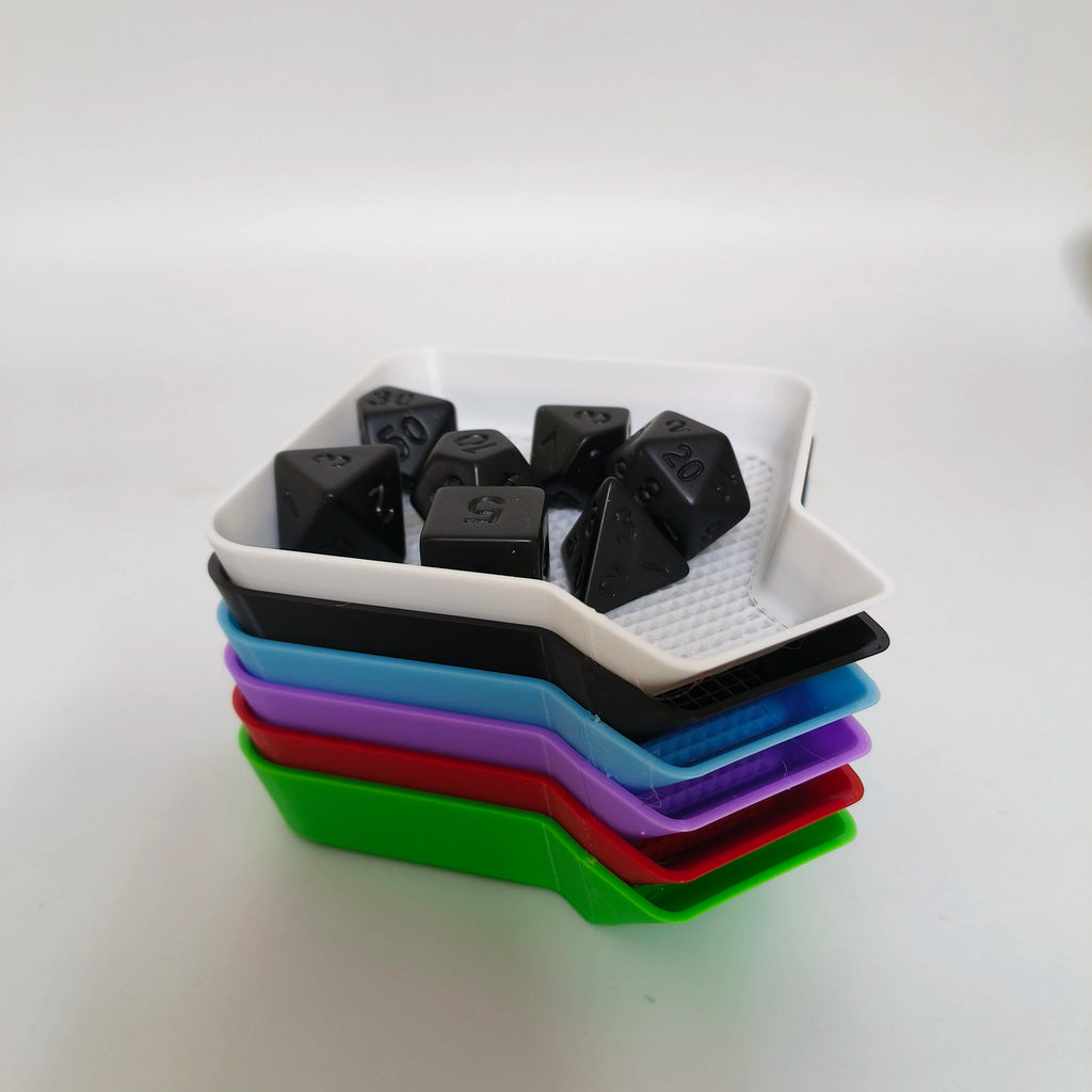 Board Game Tray Storage Box Accessories Storage Portable Box Game Props Token Storage Tray Dice Box Tray