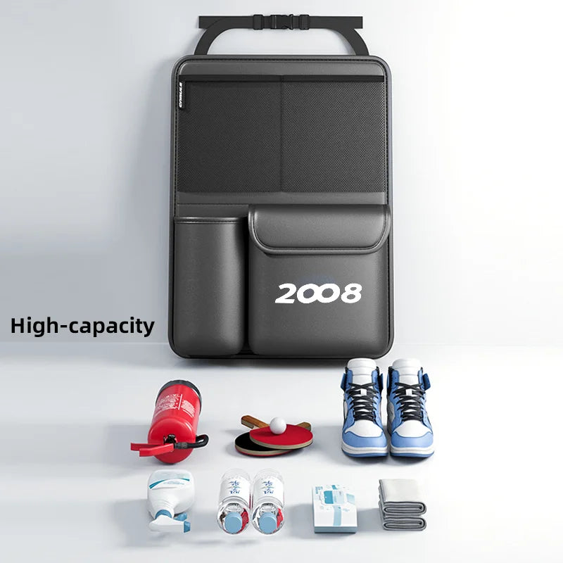 1pcs Car Trunk Storage Bag SUV Seat Back Hanging Tools Organizer Multifunctional Storage Pocket for Peugeot 2008 3008 5008 Truck