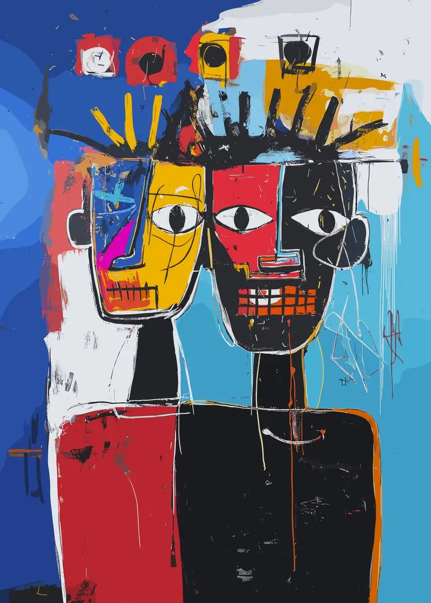 Abstract Figure Portraits Crocodile King Skull Graffiti Art Poster Canvas Painting Print for Living Room Home Decor Cuadros