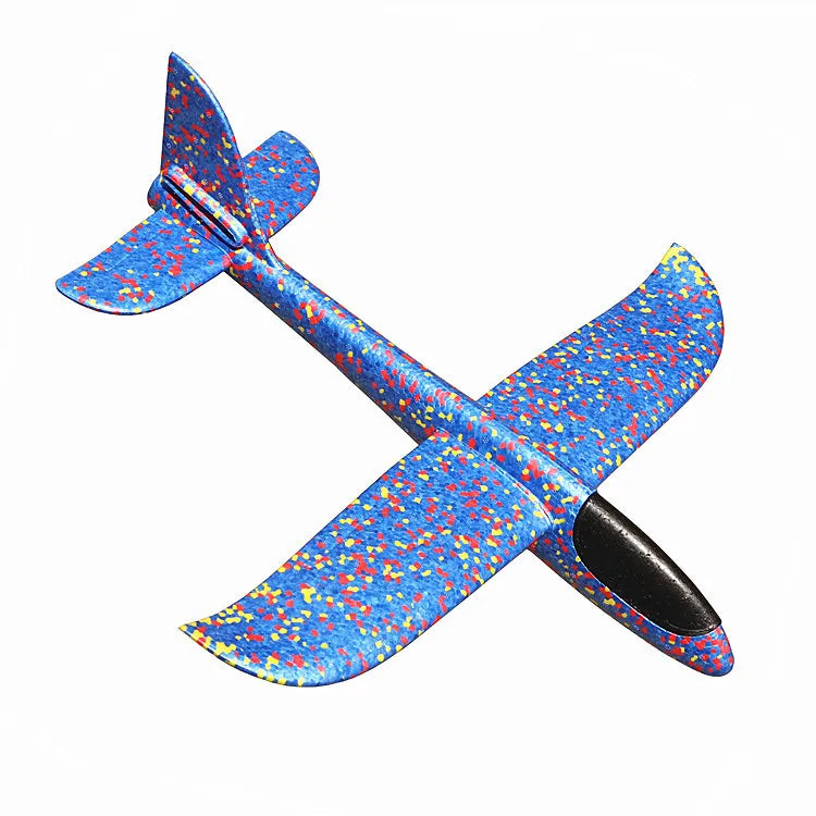 48cm Large Foam Airplane Children's Hand Thrown Airplane Glider Toy Outdoor Parent-child Interaction Funny Toy Boy Gift