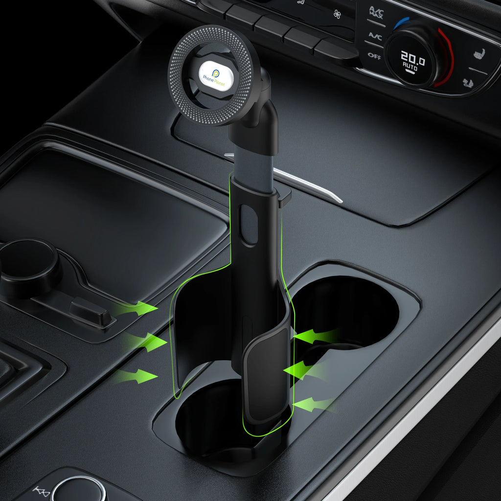 2026 New Height-adjustable Car Cup Mount Holder 360° Rotation Extra-strong Magnetic Car Phone Holder For Iphone17/16 Samsung S26