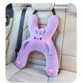 Car Neck Pillow with Seat Belt Safety Sleep Kids Aid Prevent Leaning Head Back Seat Sleeping Comfort During Long Distance Travel