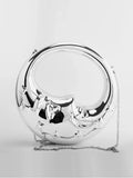 2026 New Latest Women's Mini Bag Gold Silver Moon Shaped Beauty Faced Clutch Purse Handbag תיקים לנשים מיוחדים