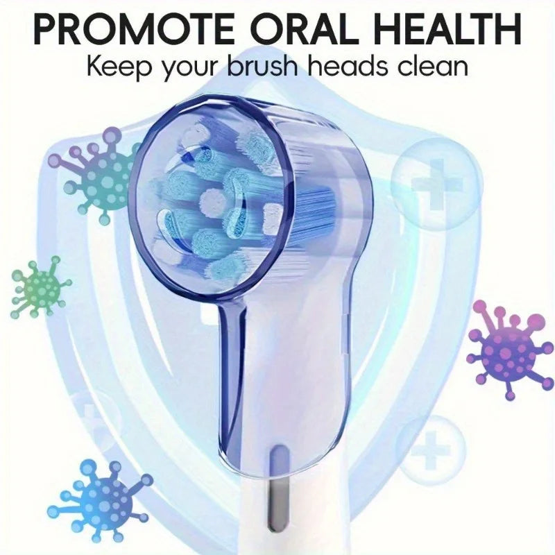 Universal Electric Toothbrush Head Protective Cover With Cap Toothbrush DustProof Cover Plastic Travel Portable Toothbrush Case