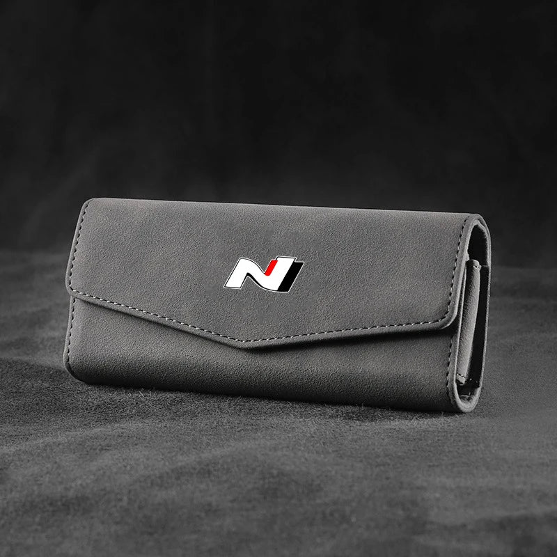 Car Glasses Case Sunglasses Storage Box Clip For Hyundai Sonata Elantra Tucson N Line Veloster Kona i30 i20 i10 Accessories
