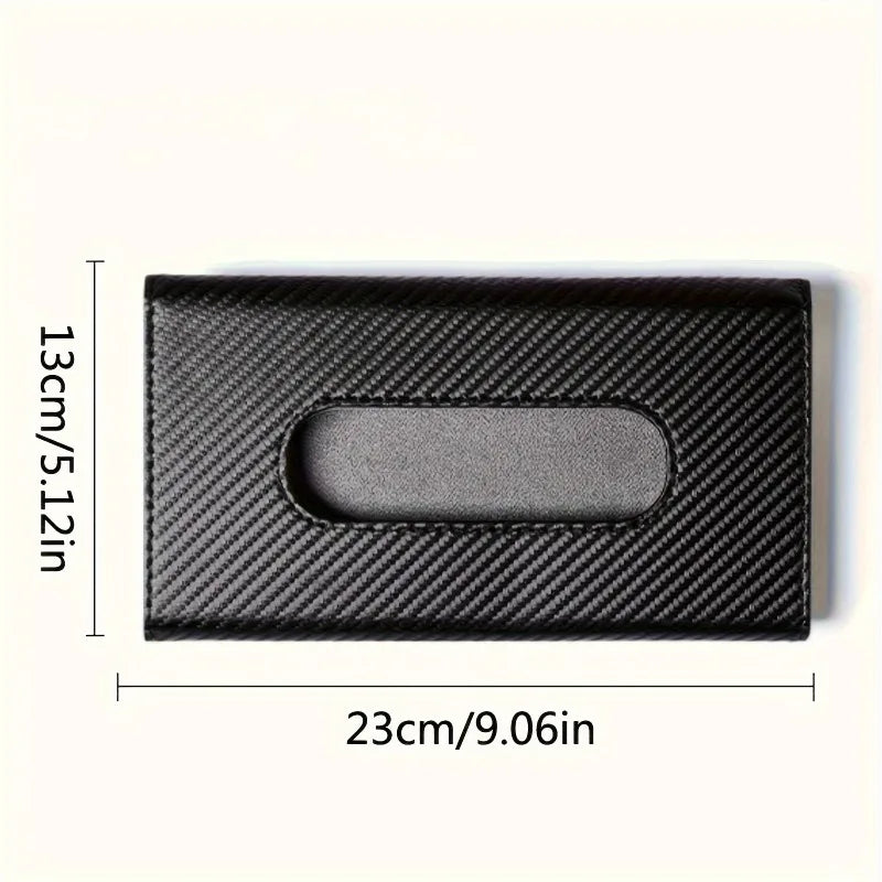 1PC Car Tissue Holder,Sun Visor Napkin Box,Comes with tissue paper.Suitable for All Vehicle Models,car accessories,tissue holder