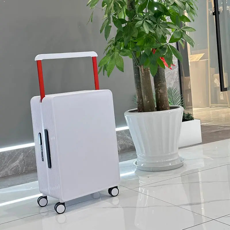 Wide pull suitcase, women's pull suitcase, men's travel suitcase, checked in box, 20 inches 24 inches boarding case, checked in