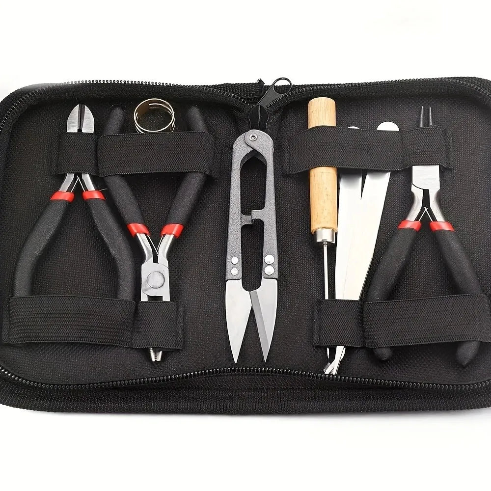 ewelry Making Pliers Scissors Cutter Tweezers Beading Tool Kit, 8Pcs Jewelry Diy Tools Tools Jewelry Jewelry Tools & Accessories
