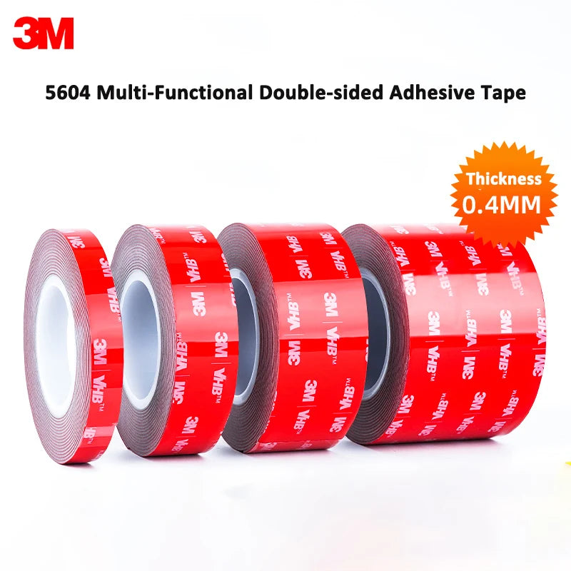 3M 5604 Double-Sided Adhesive Genuine Ultra-Thin Seamless Waterproof Vhb Foam Tape, Heat-Resistant 3M Double-Sided Adhesive