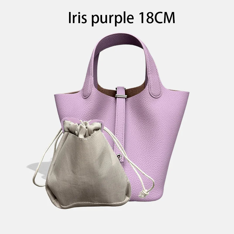 MENDY Women Bags Handbags Bucket Bag 18/22 Big Small Fashion Tote Bag Genuine Leather Luxury Quality Designers Lady Hand Bags